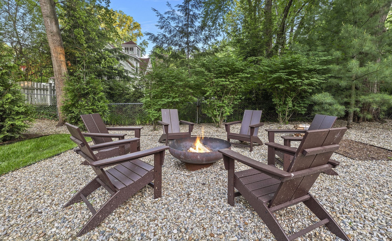 Let's unwind and enjoy the crackling fire under the stars.