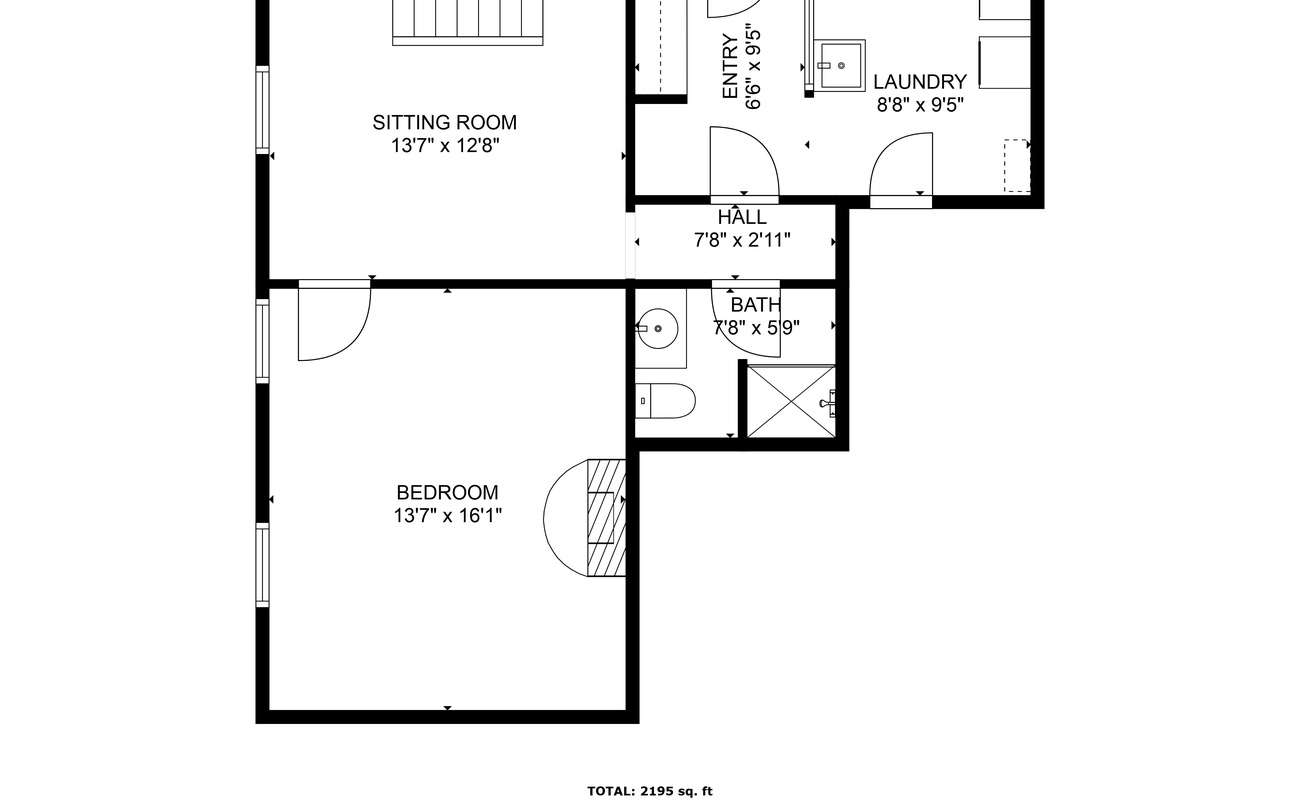 Wonderwood Cottage 1st Floor Plan.