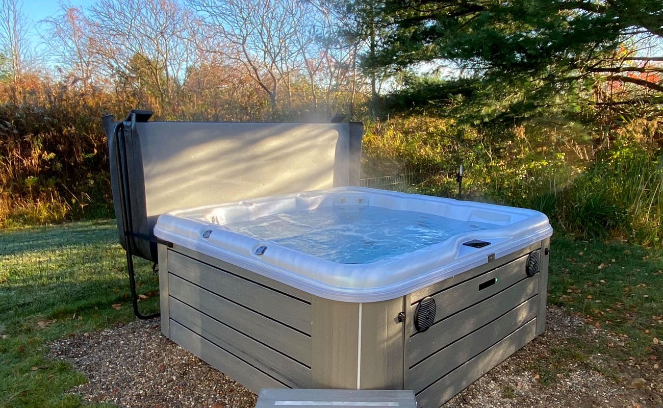 Escape the city and relax in our soothing hot tub.