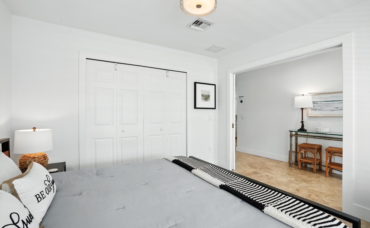 A peaceful spot perfectly placed near the action.