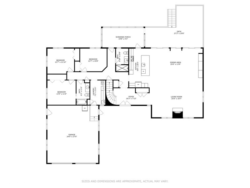 Main Destination's 1st floor layout.