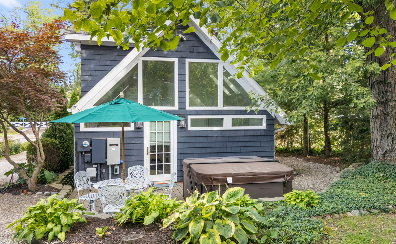 A perfect blend of charm, comfort, and hot tub luxury.