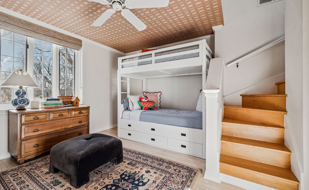Because bunk beds aren’t just for sleeping—they’re for storytime, pillow fights, and the best sleepovers ever.