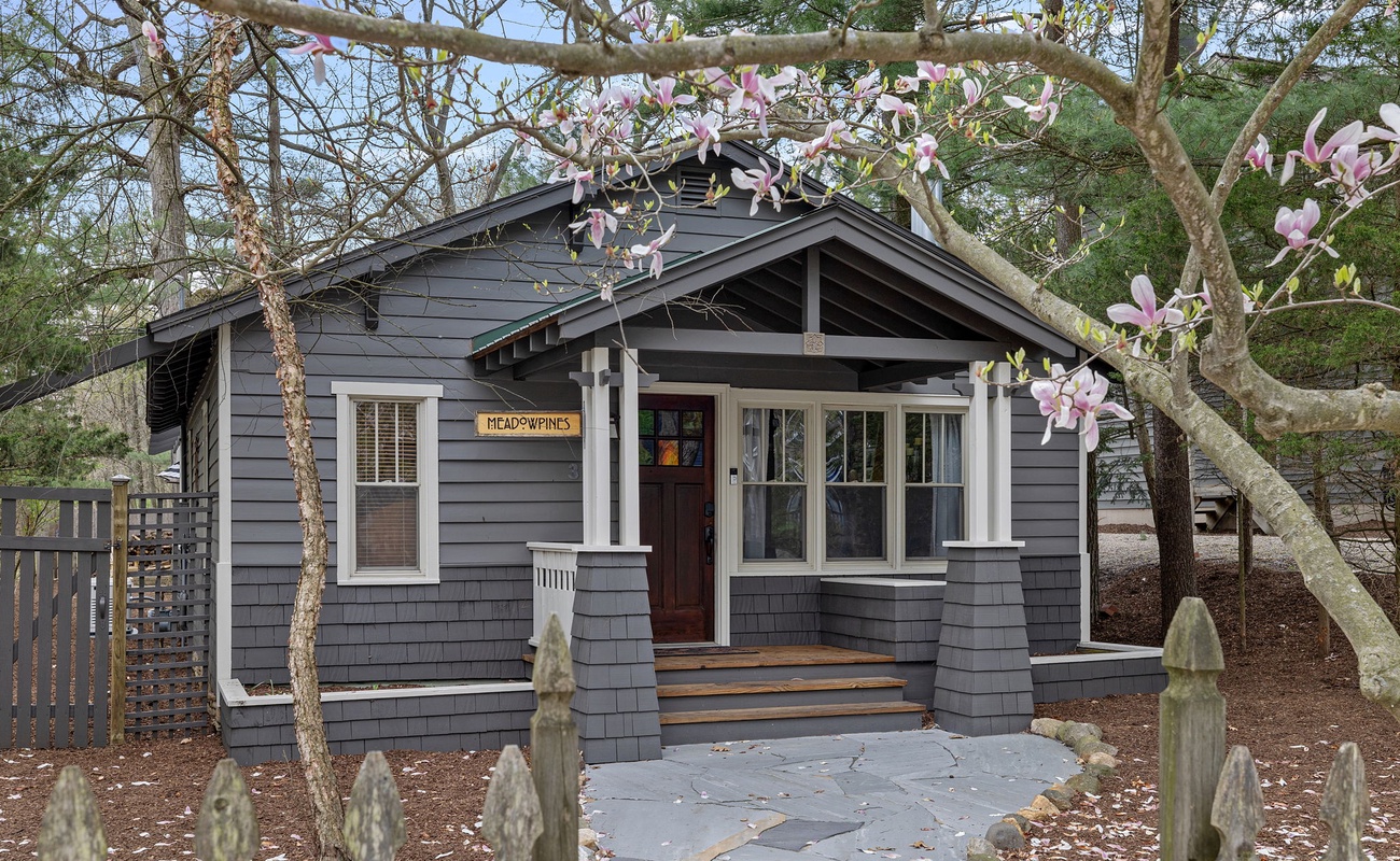 Guests appreciate the tranquil coziness and aesthetic flair at Meadow Pines.