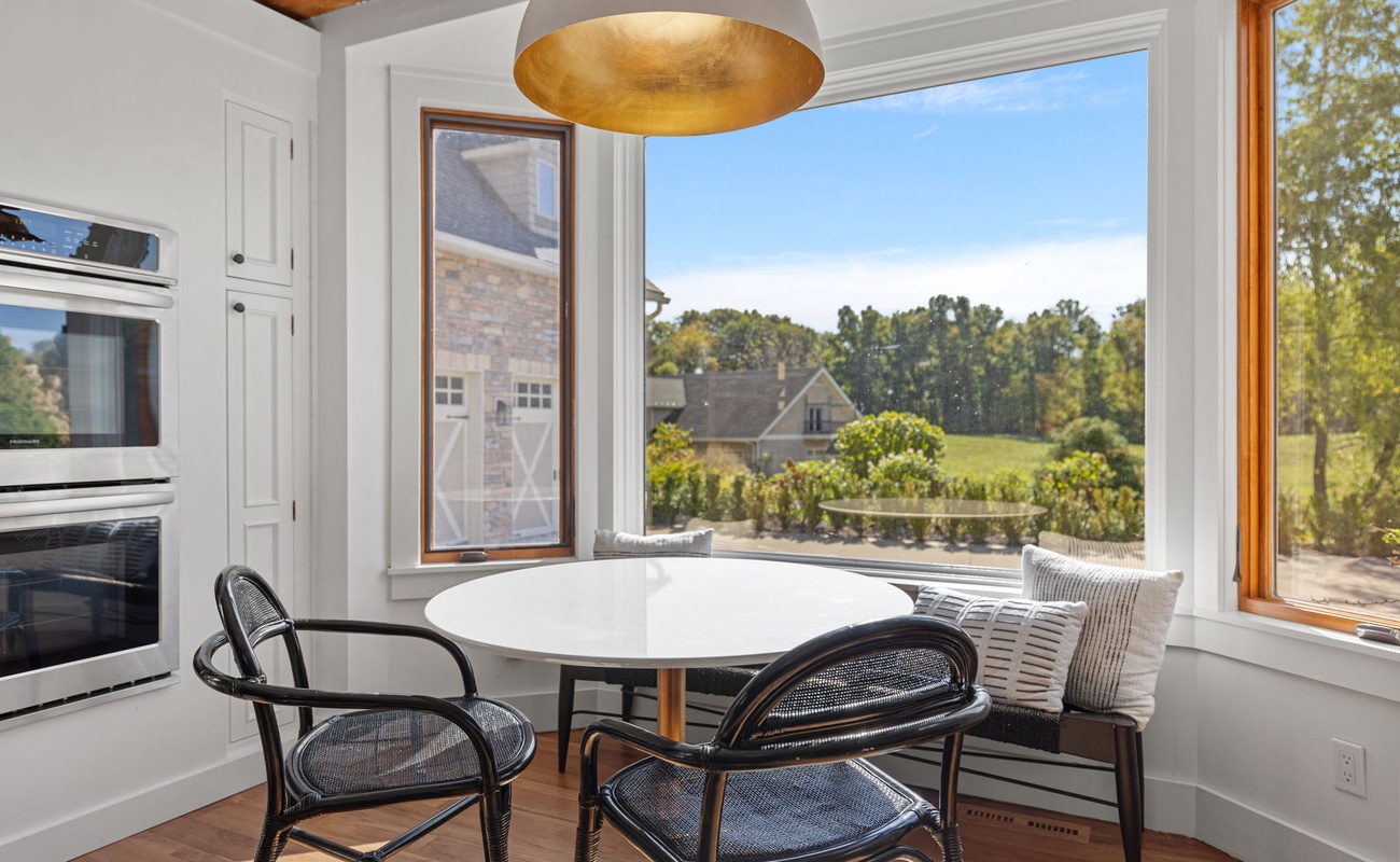 Sunshine, coffee, and a perfect view—this nook has everything you need to start the day right.