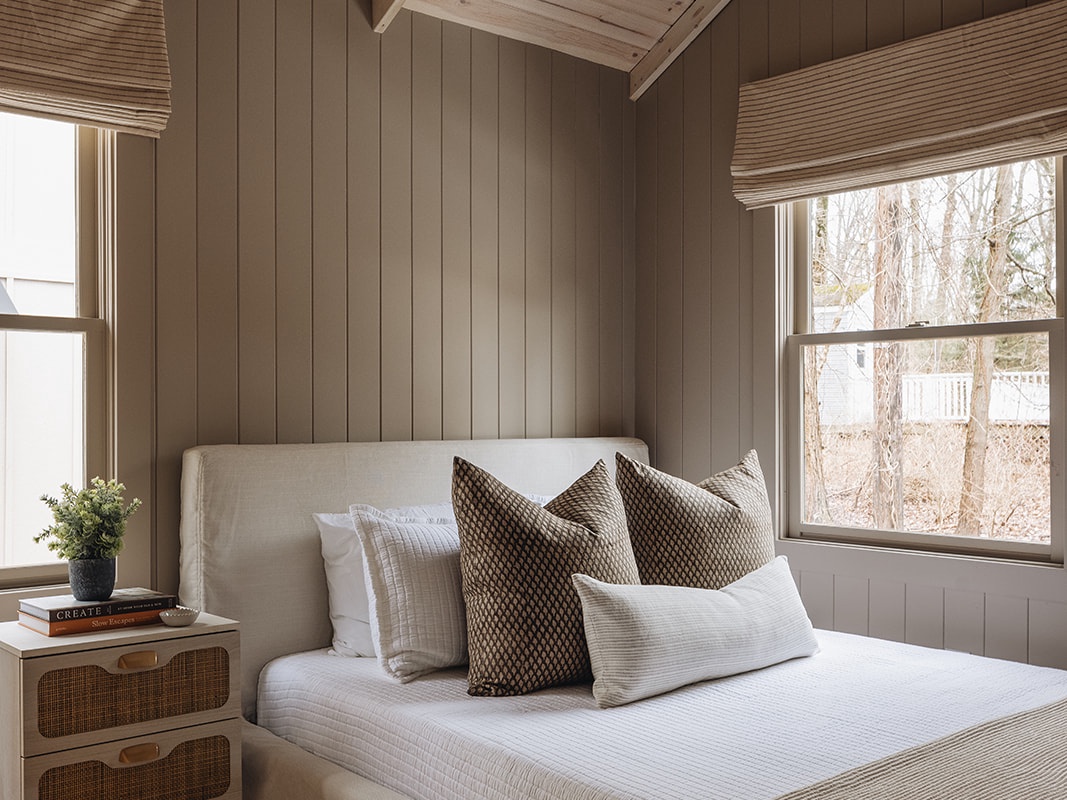 A plush-as-can-be bed, great natural light and 2 views. A superb place to sleep.