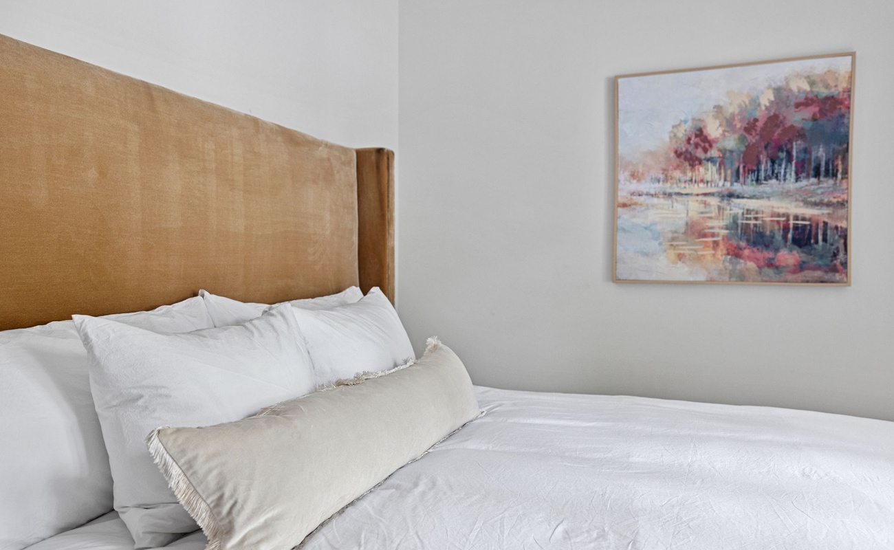 Pillows fluffed, art hung, and dreams waiting to unfold.