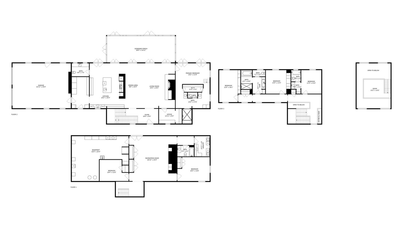 Wilder Woods Floor Plan Layout.