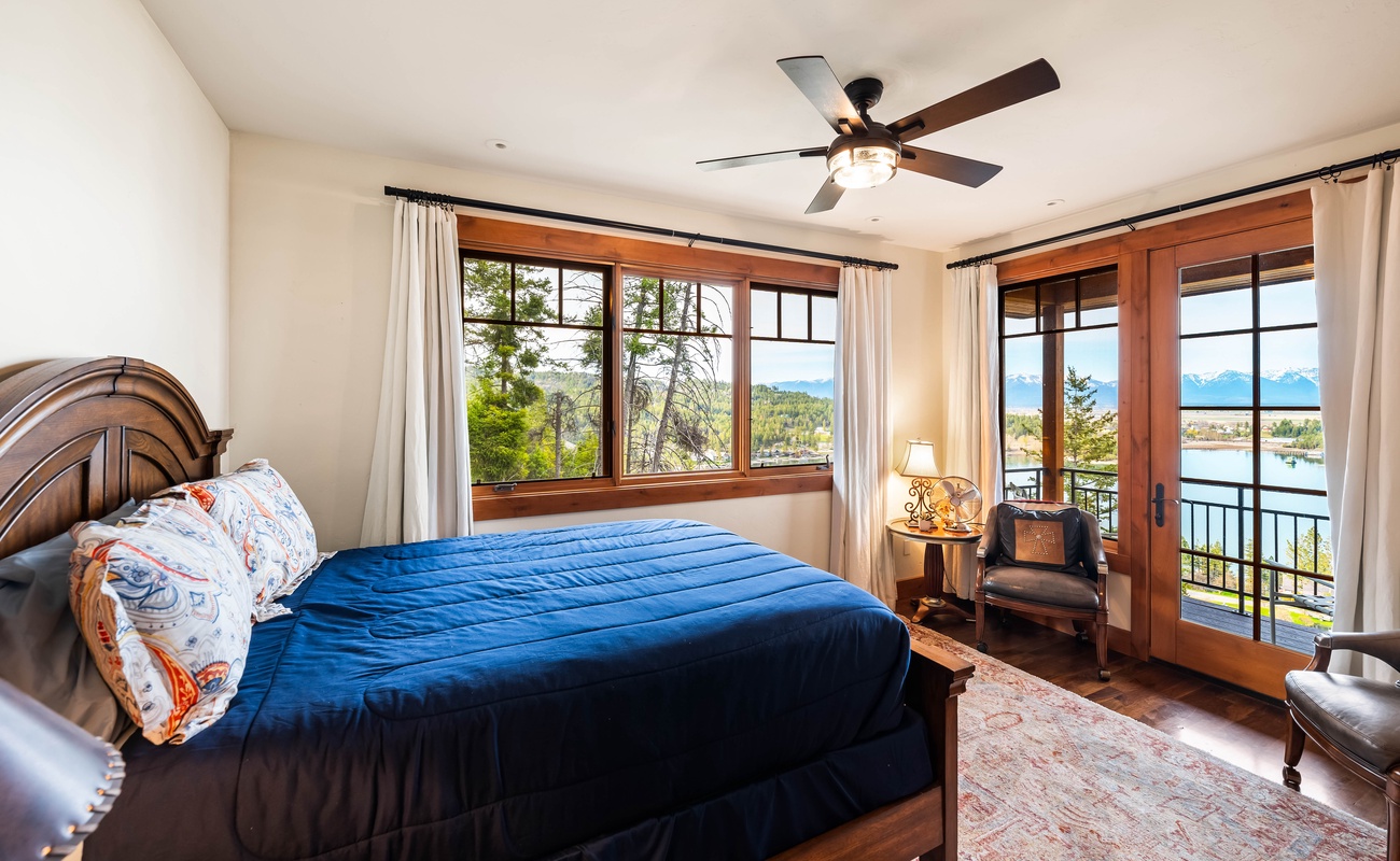 Bedroom 3 is on the main level & has a queen-size bed.