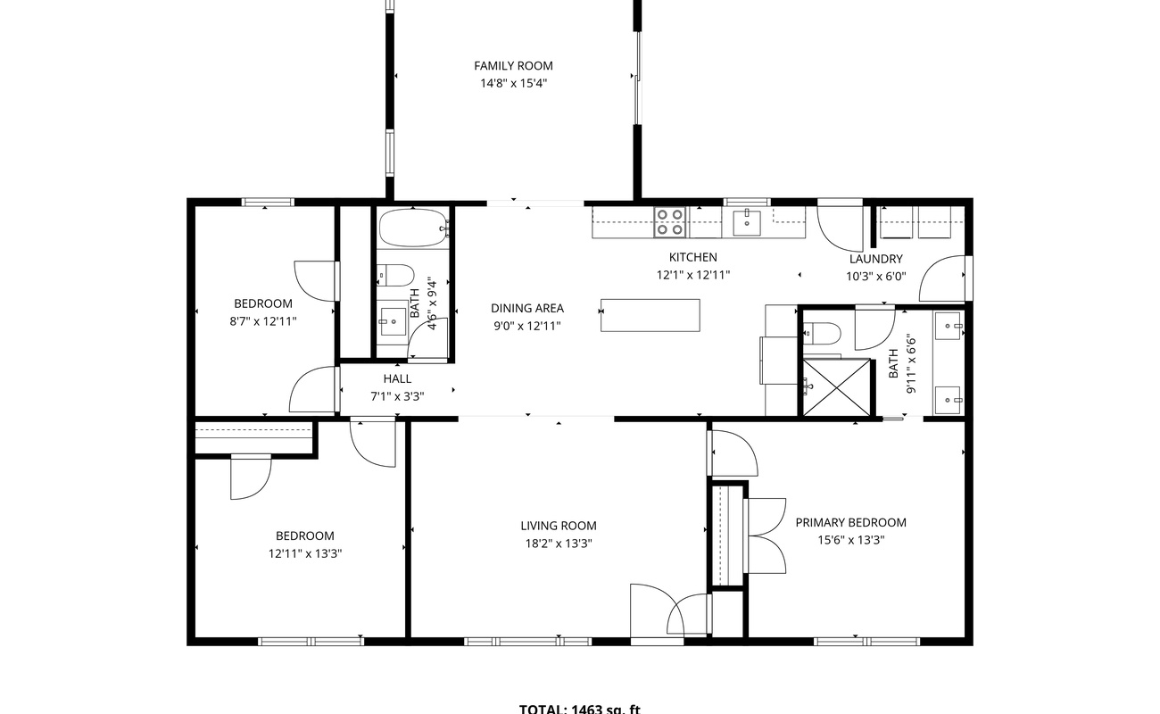 The Woodsmen's Floor Plan.