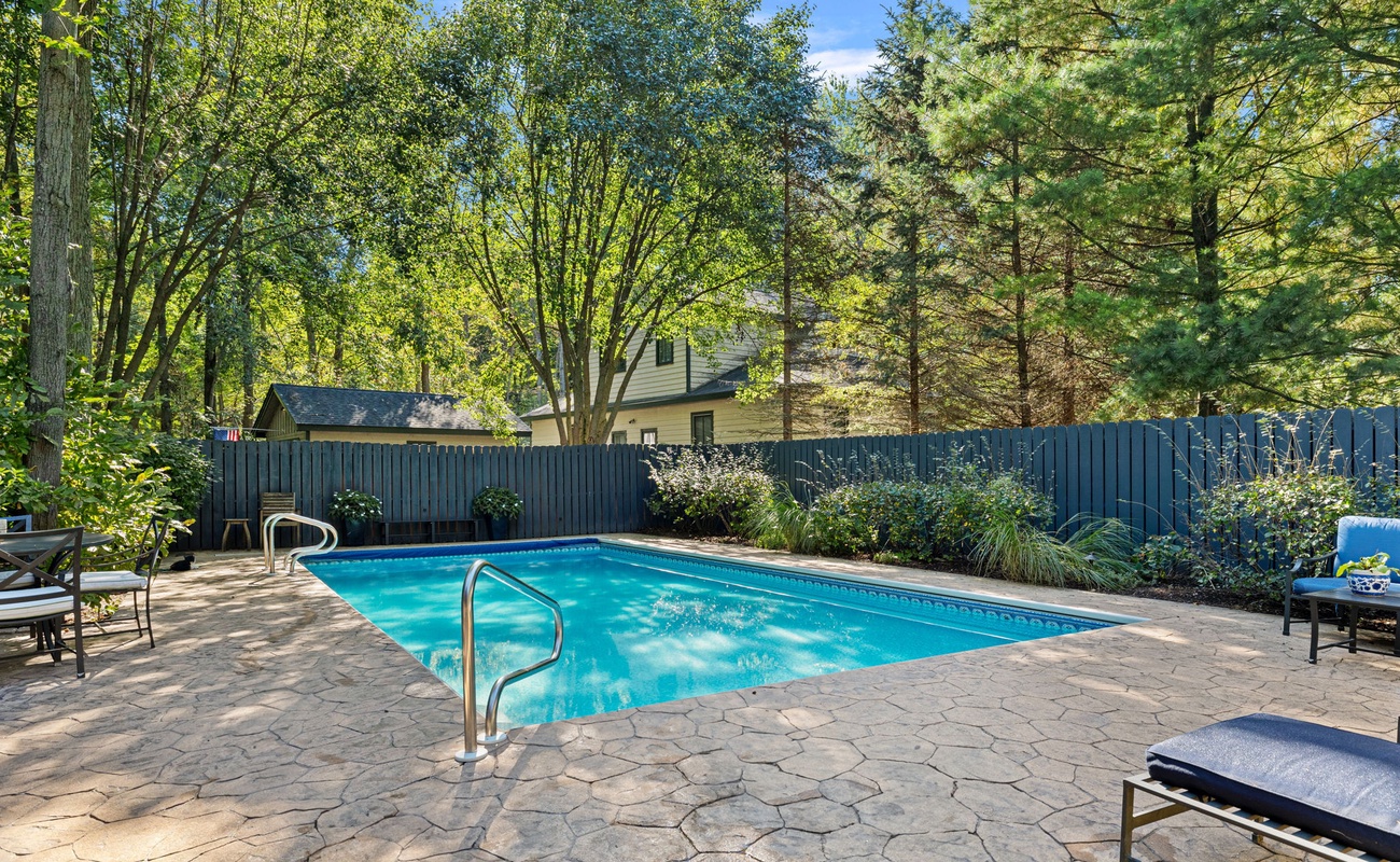 Take a dip in our heated inground pool.