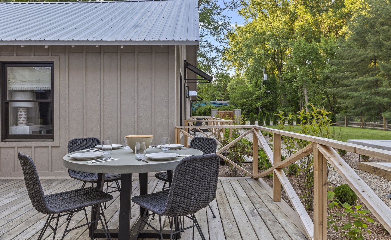 Whether it's morning coffee or evening chats, this table is where memories are made.
