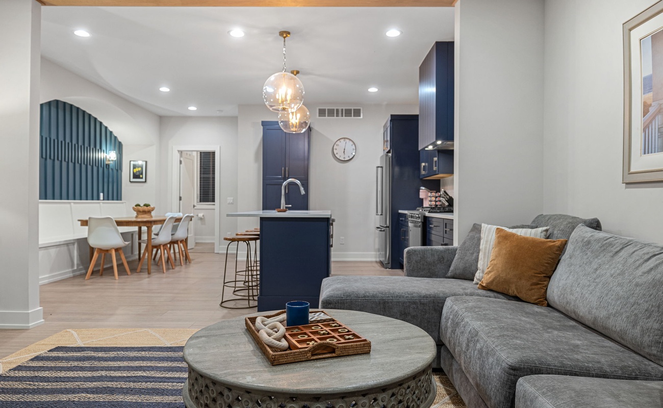 Game night ready and cozy to the max.