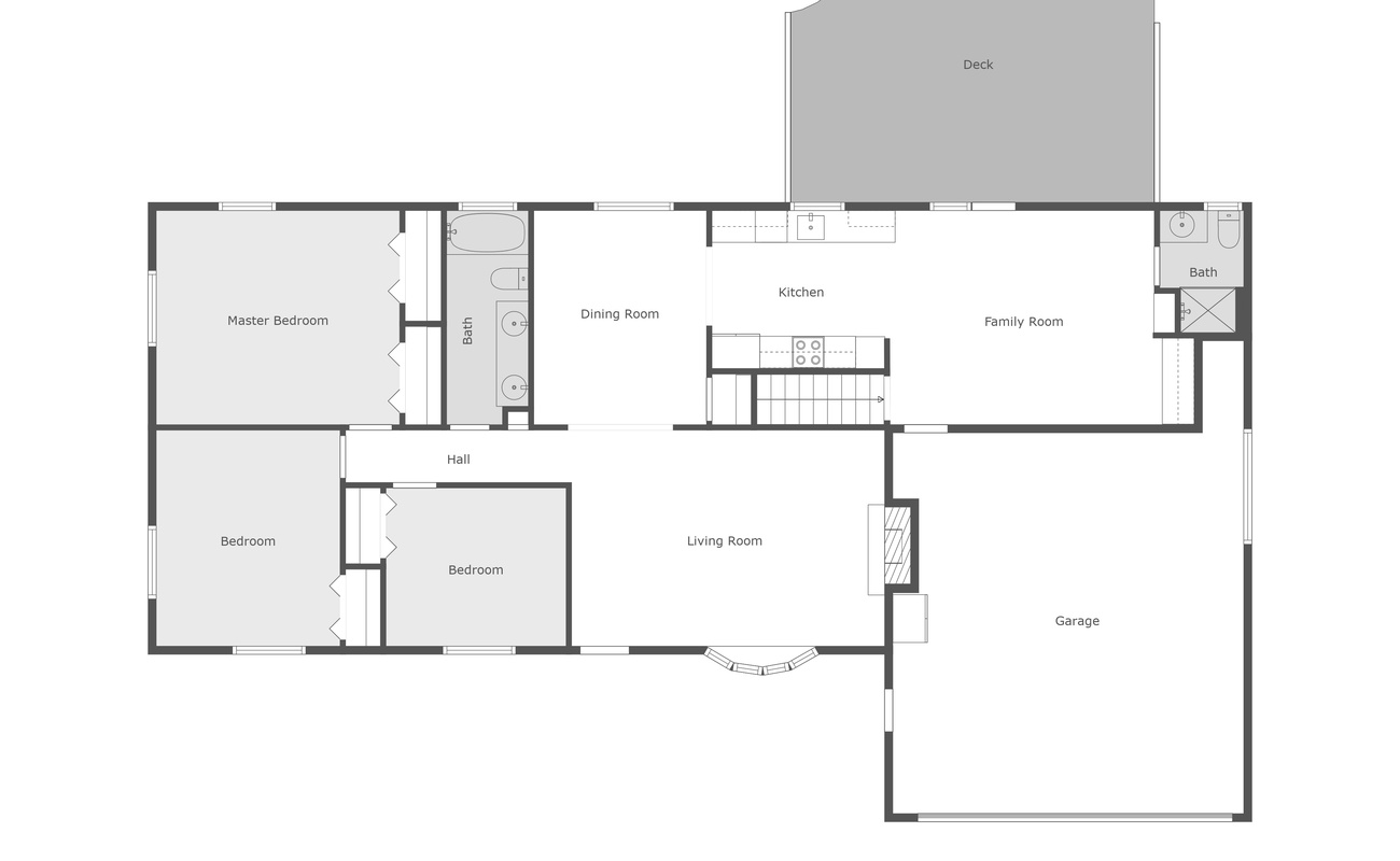 Golden Crest Getaway Main Floor Layout