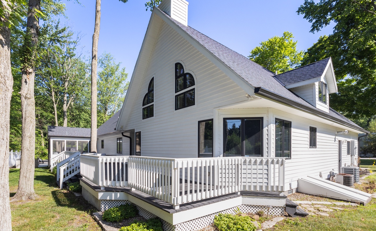 Soak in the serenity from the wraparound deck.