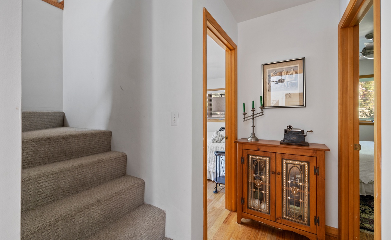 Fun details in the hallway add that special flare to your stay.