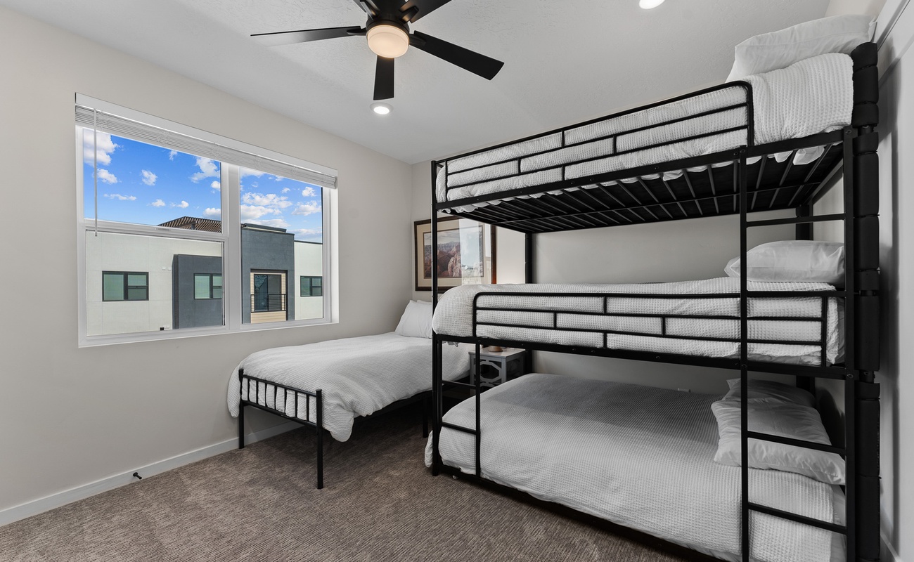 Triple Double Bunks + Twin Bedroom