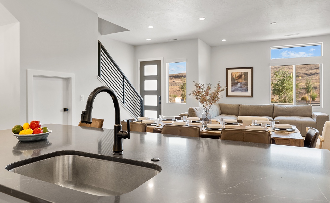 Kitchen view towards Dining Table