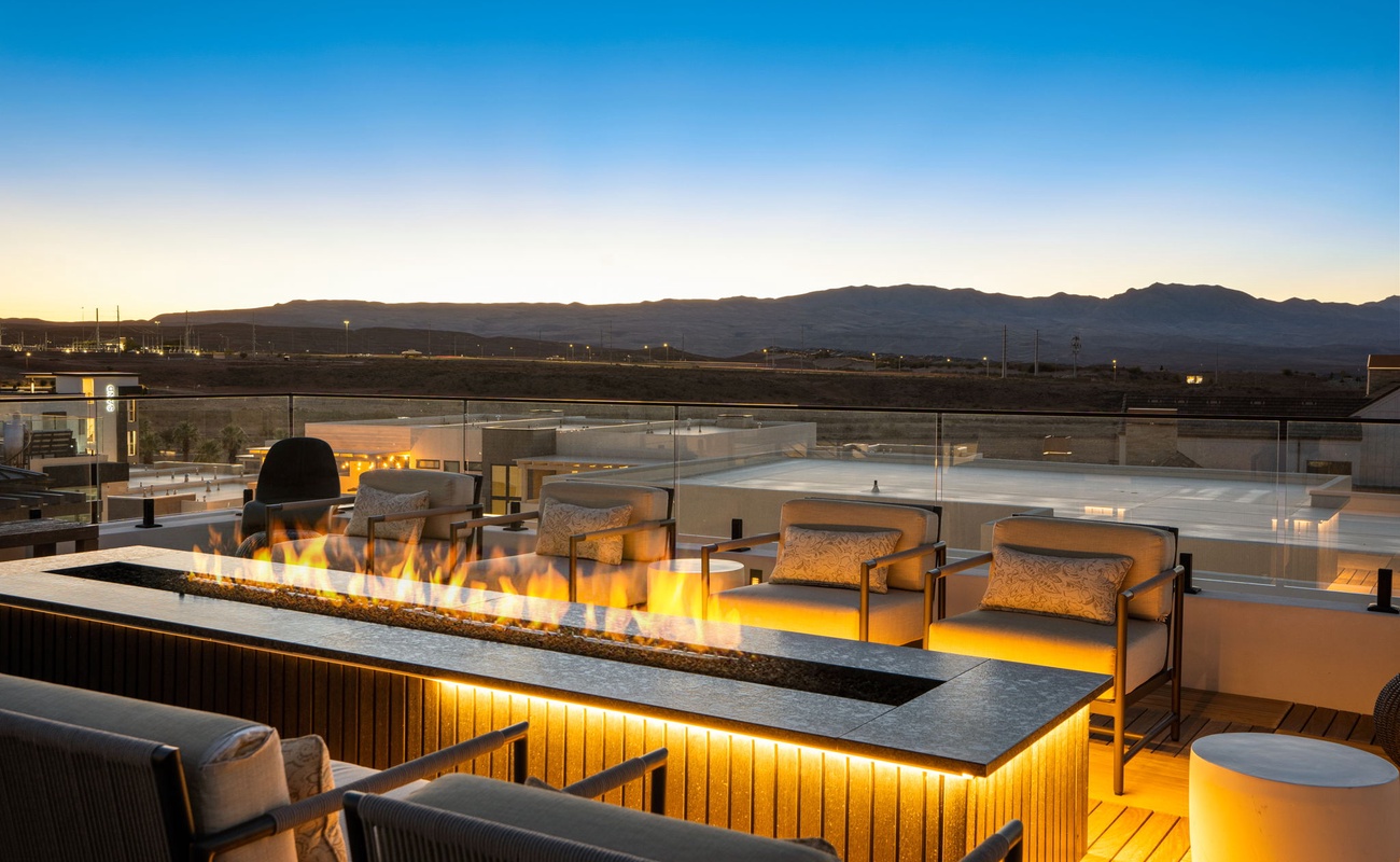 Rooftop Fire Table