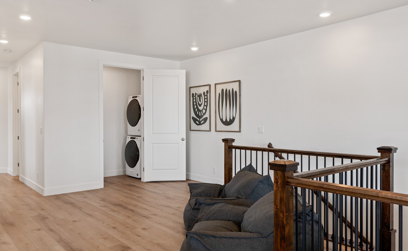 Family Room and Laundry Room