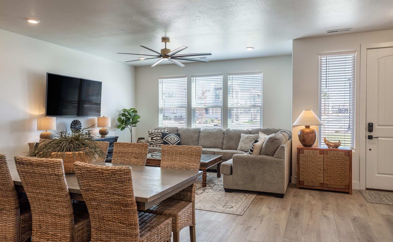Dining Area and Living Room