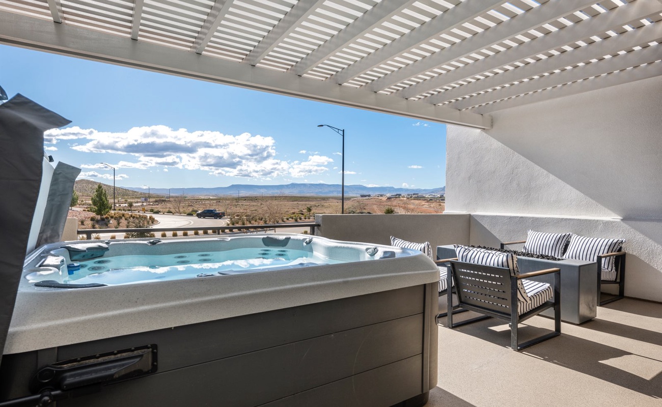 Hot Tub and Patio Furniture