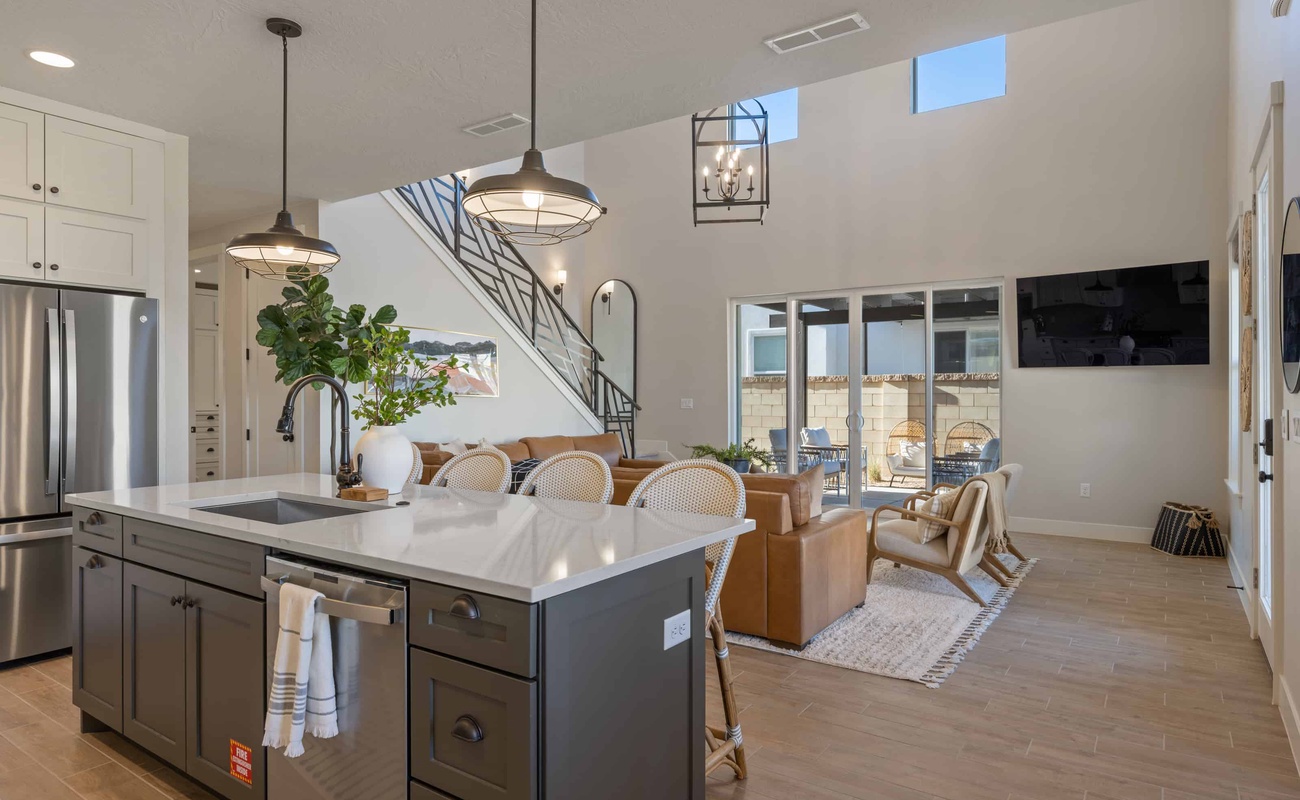 Kitchen and Living Area