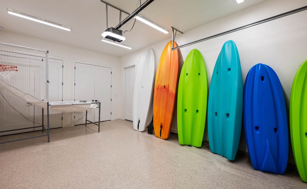 Garage - Kayaks and Paddleboards