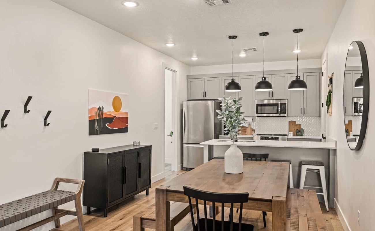 Dining Area and Kitchen