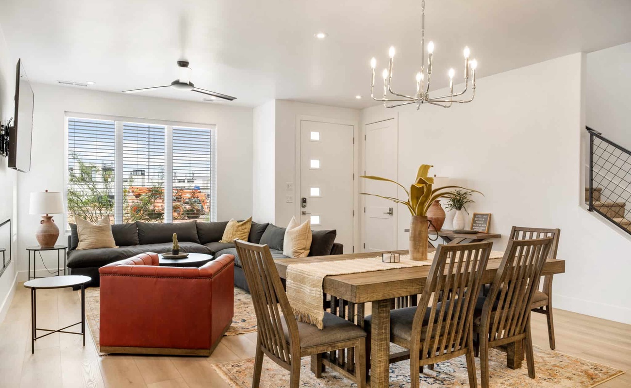 Dining Area and Living Room