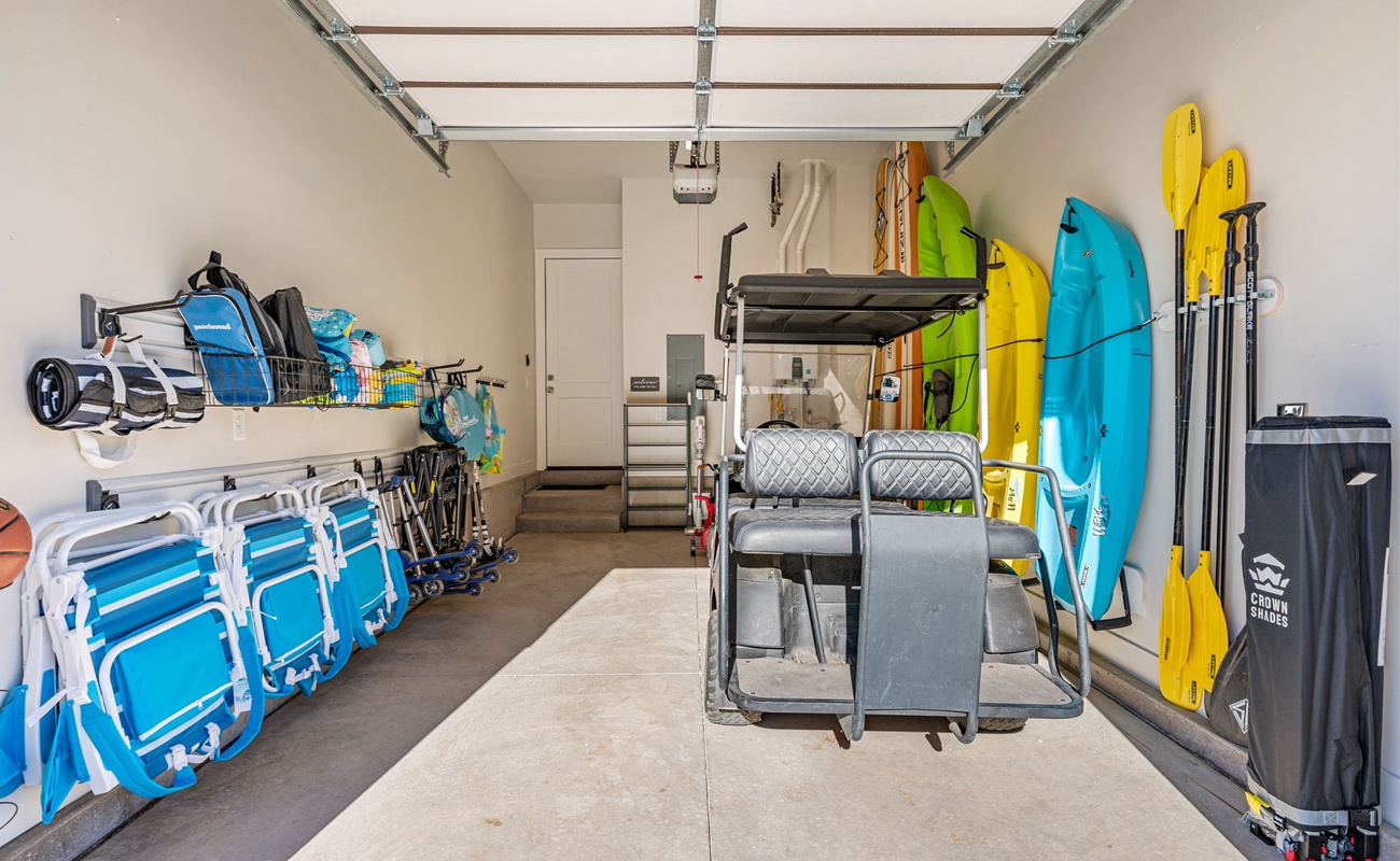 Golf Cart and Garage Amenities