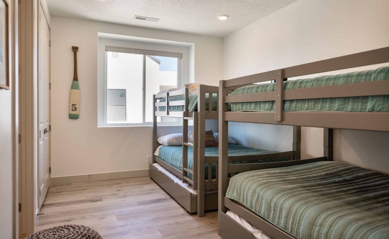 2 Full/Full Bunks with Trundles