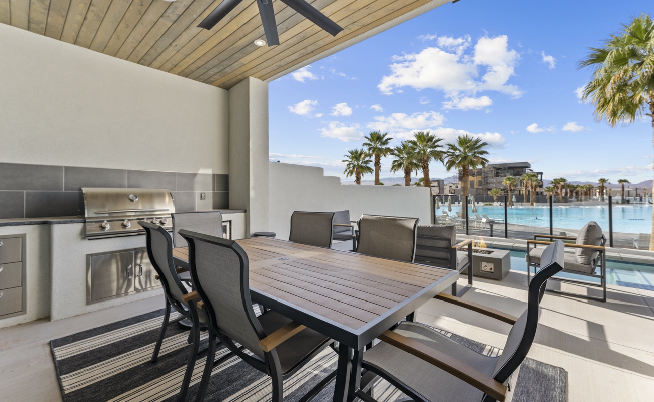 BBQ Grill + Outdoor Seating