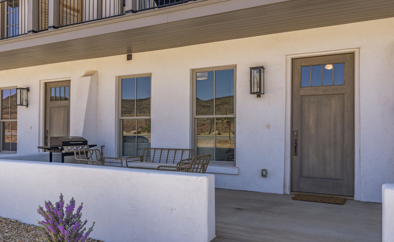 Front Door + BBQ Grill