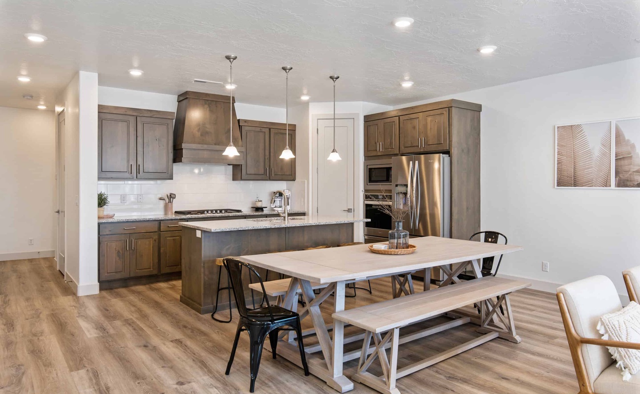 Kitchen and Dining Area