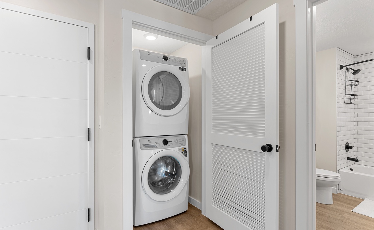 Stacked Washer and Dryer