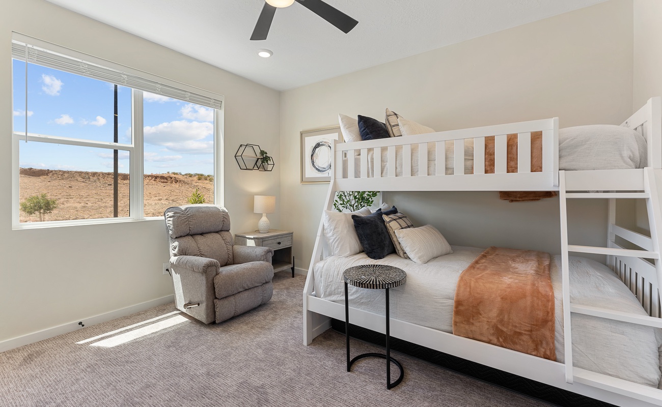 Twin over Double Bunk Bedroom