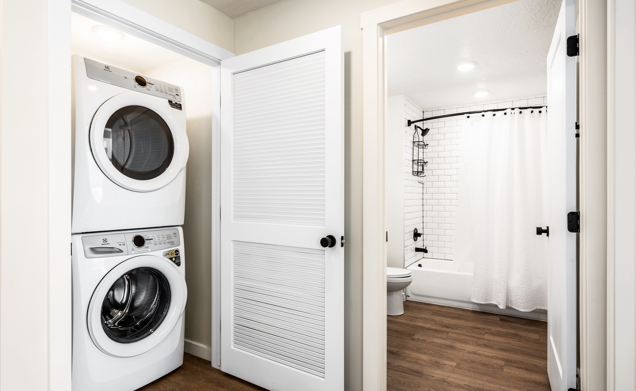 Stacked Washer and Dryer