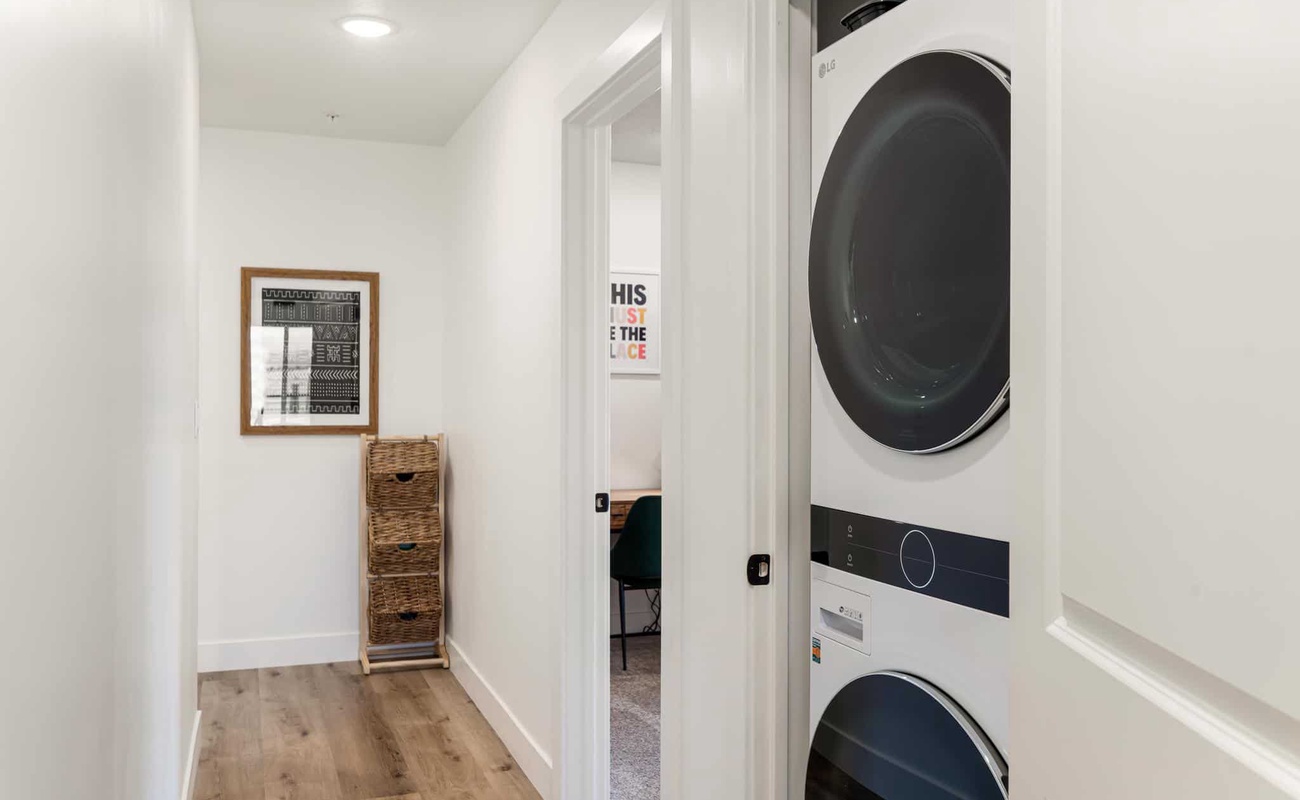 Stacked Washer and Dryer