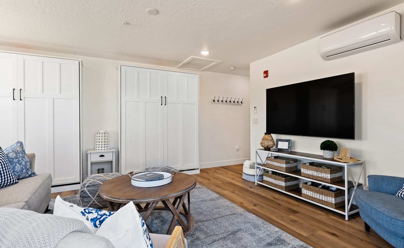Pull-Out Bed in Family Room