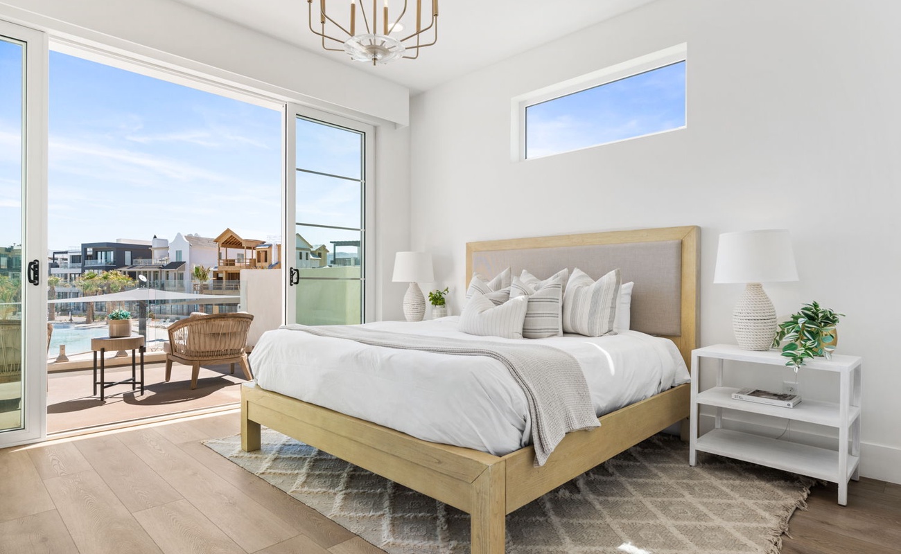 King Bedroom with Walkout Patio