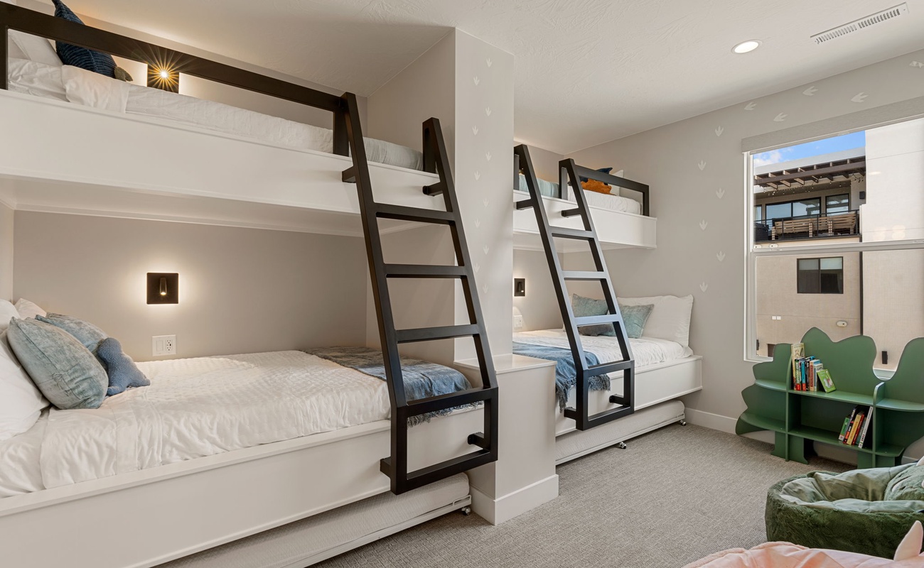 2 Twin/Double Bunks + 2 Twin Trundles