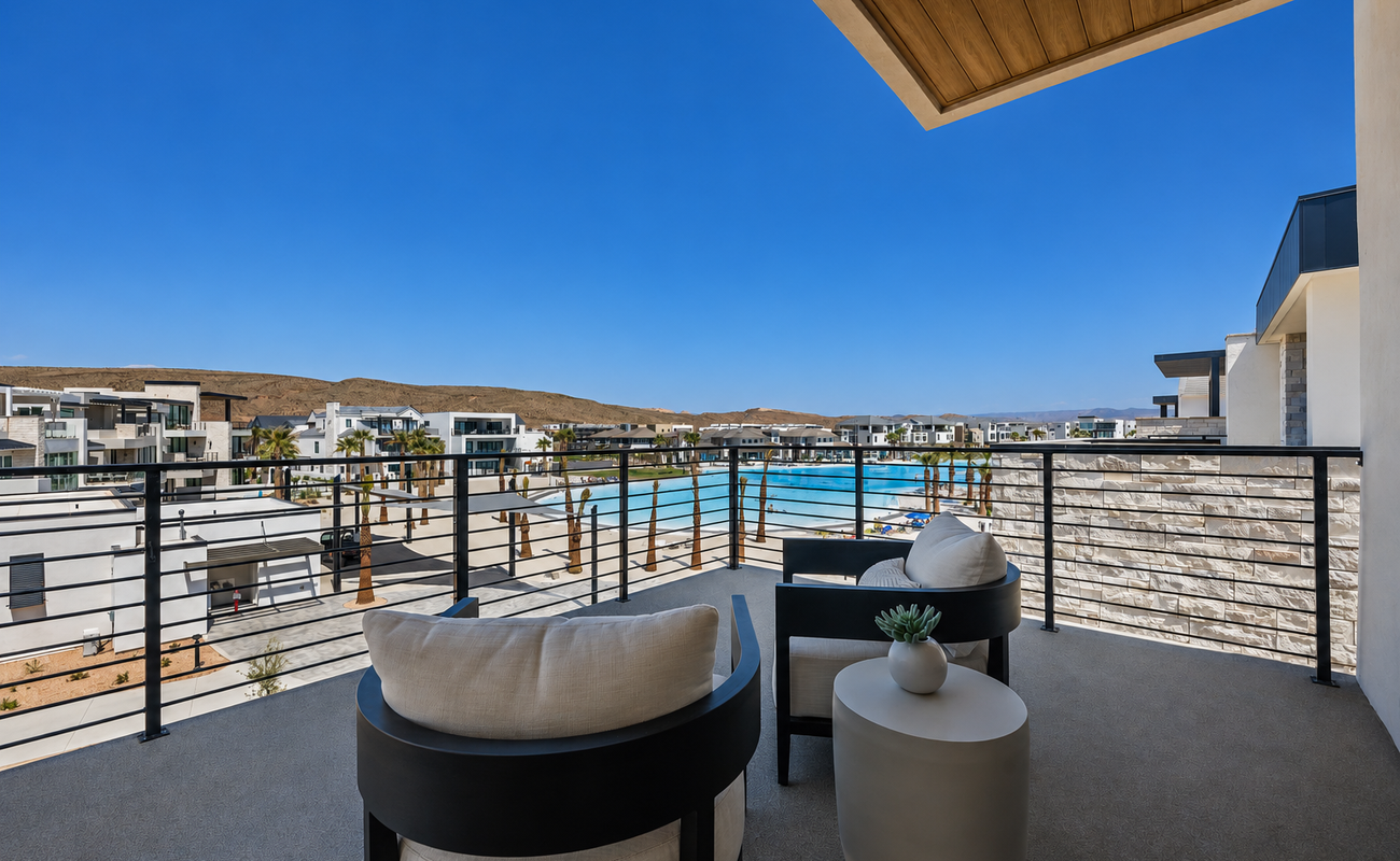Outdoor Seating with View of the Lagoon