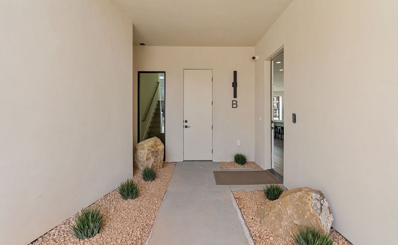 Unit B - Front Door