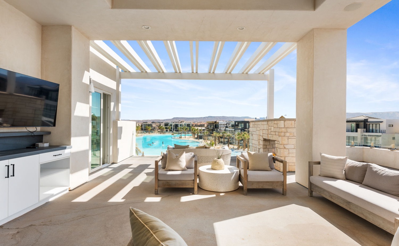 The Beach Front Balcony View