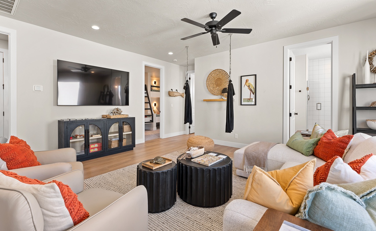 Living Room + Sensory Swings