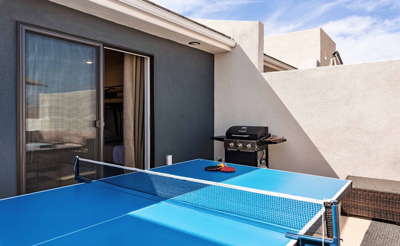 Ping Pong Table on 3rd Floor Patio