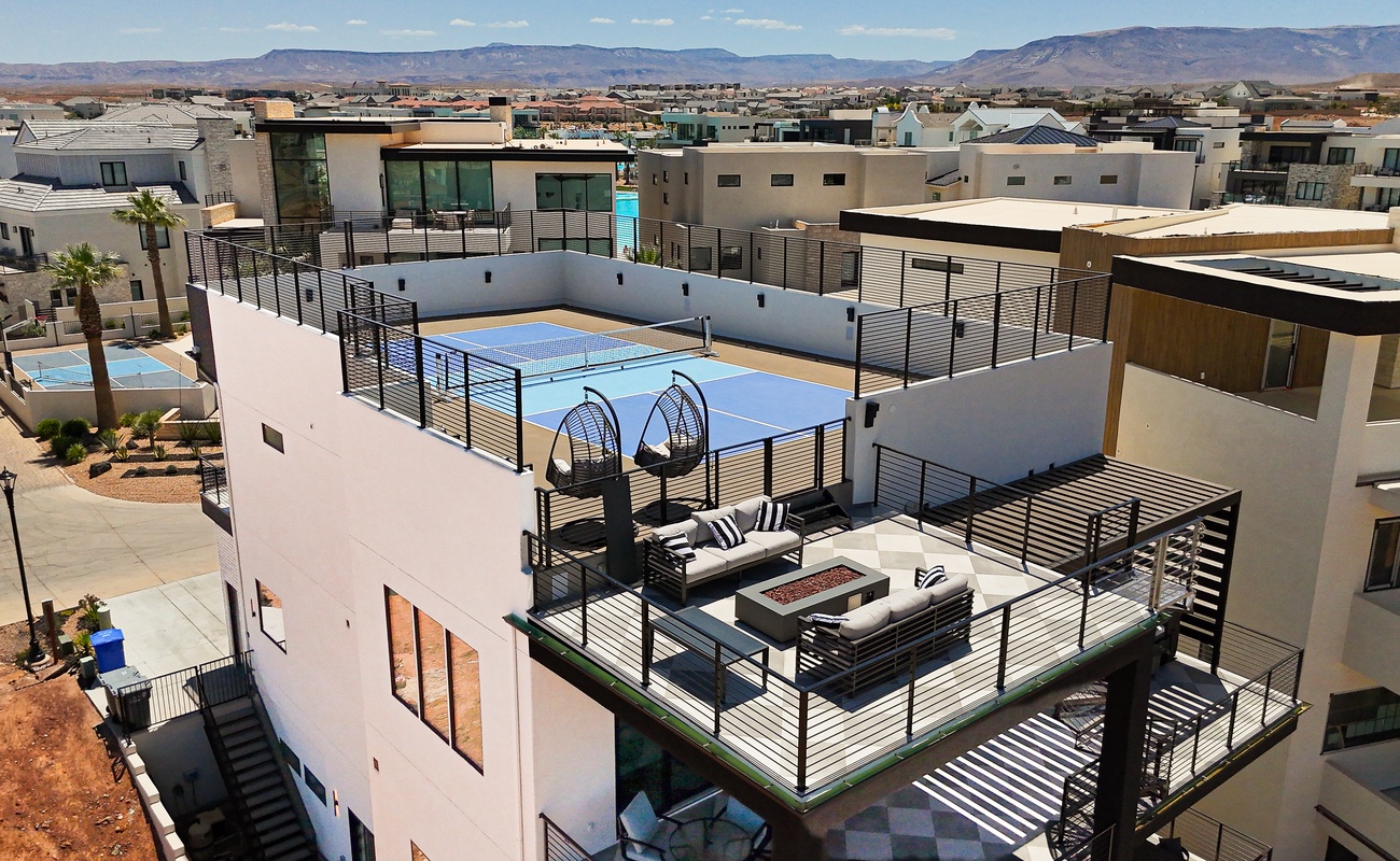 Rooftop Pickleball Court