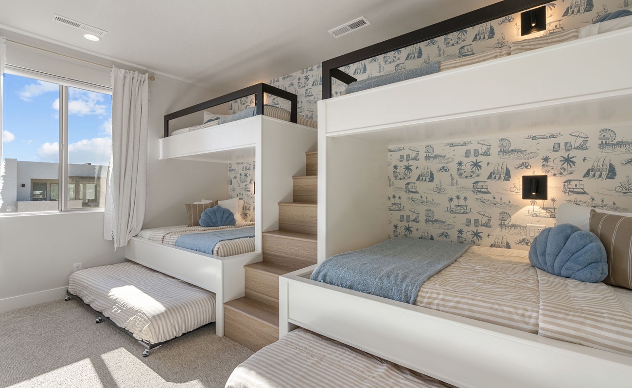 2 Twin/Double Bunks + 2 Twin Trundles