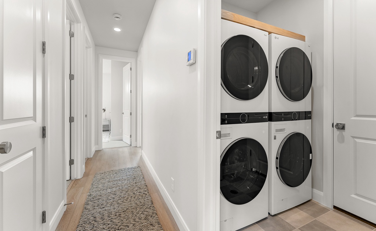 Stacked Double Washer and Dryer